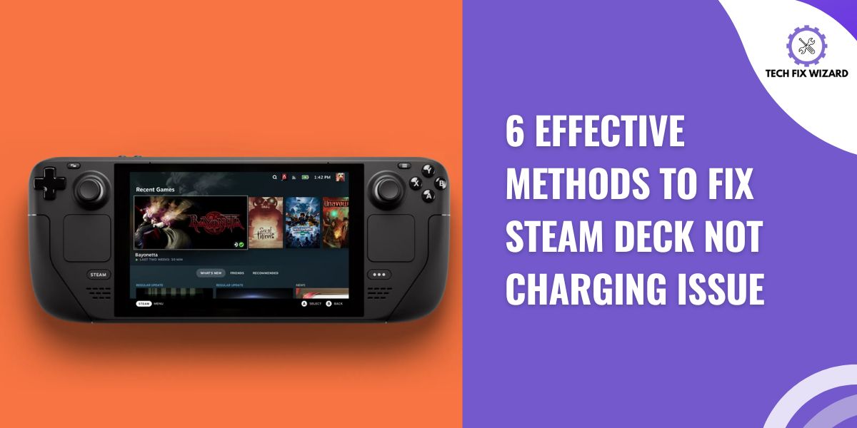 Fixing Steam Deck Not Charging, 6 solutions Featured Image