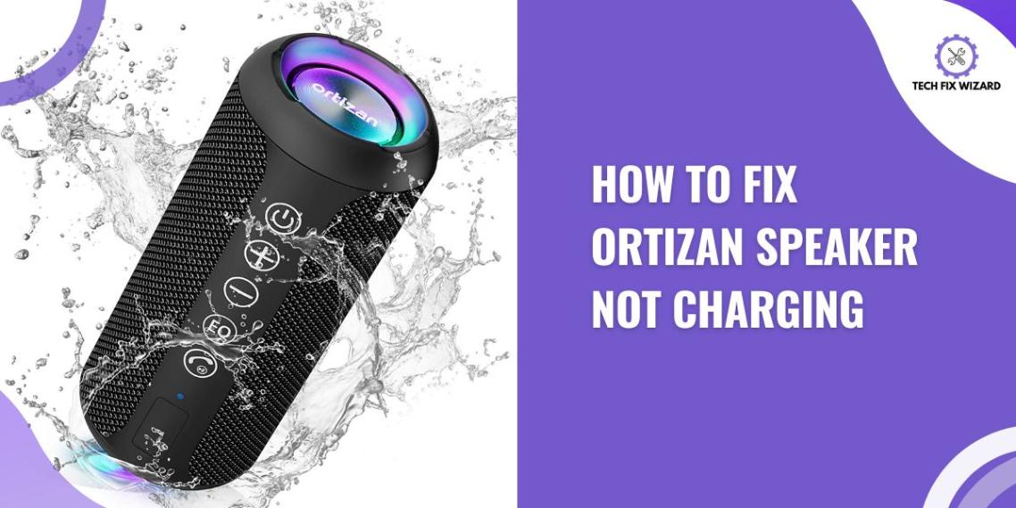 Ortizan Speaker Not Charging Issue