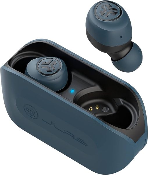 JLab Go Air Earbuds - One earbud popping out of the case