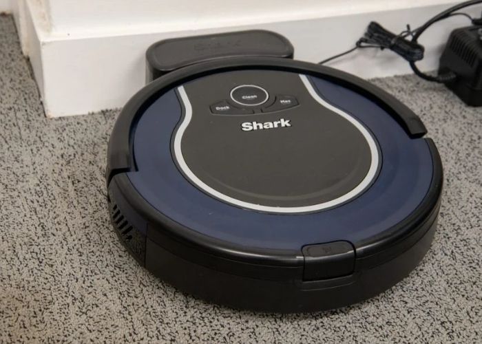 Shark Robot Vacuum Cleaner in a house