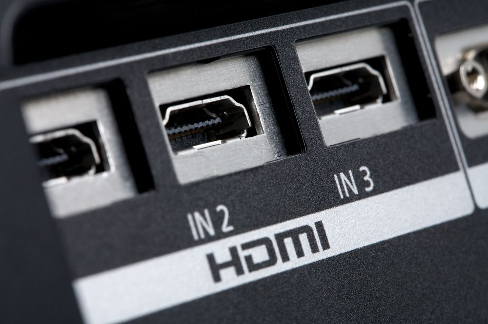 HDMI ports on a smart TV